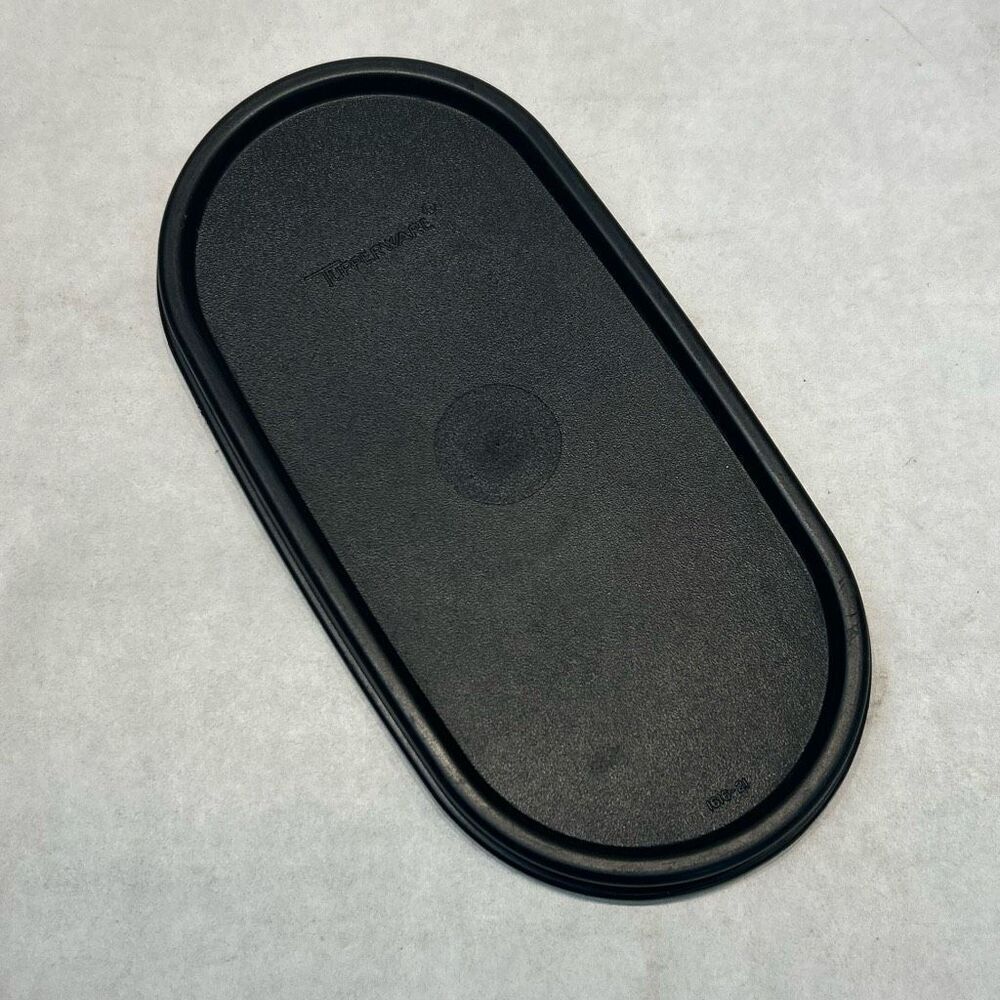 Tupperware Modular Mates Oval Seal Lid Black 1616-21 Replacement LID ONLY